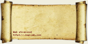 Isak Trišović vizit kartica